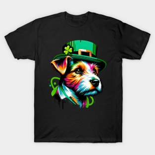 Parson Russell Terrier Enjoys Saint Patrick's Day T-Shirt